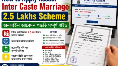 How to apply assam Inter caste marriage