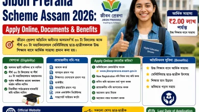 Jibon Prerana Scheme Assam 2026 Apply Online