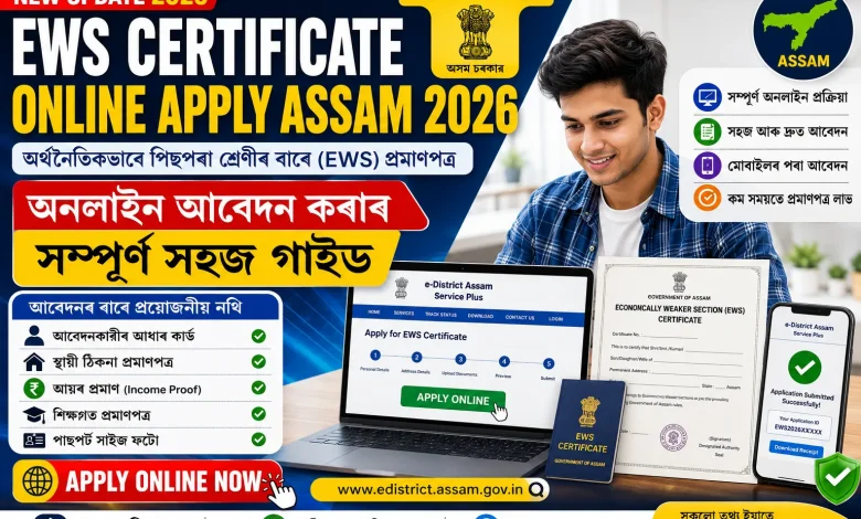EWS Certificate Online Apply Assam