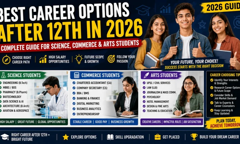 Best Career Options After 12th